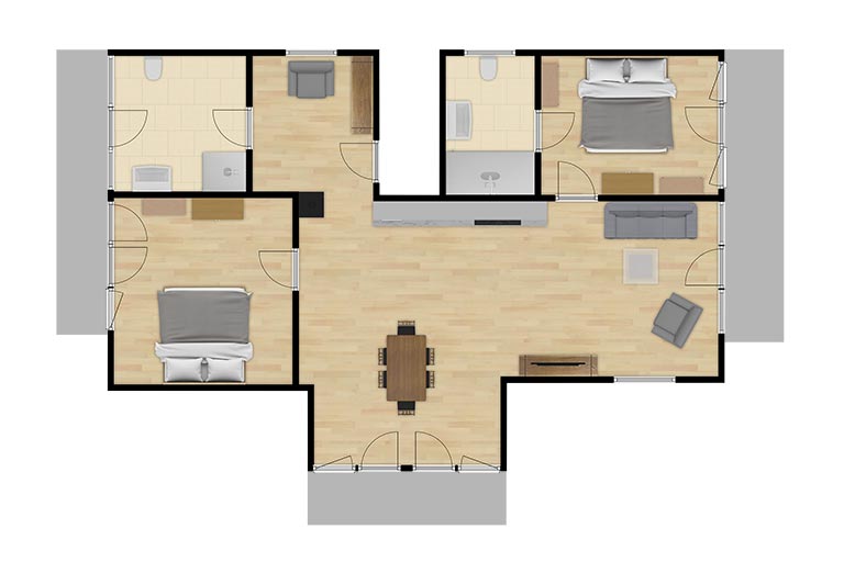 Ferienwohnung Jubiläumsgrat - Premium Chalet Grainau - Zugspitzerei
